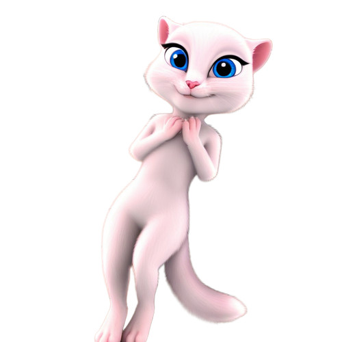 Talking angela vinyl car - car, decal