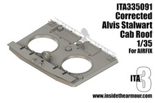 Inside the Armour ITA335091 1:35 Alvis FV622 STALWART cab roof correction
