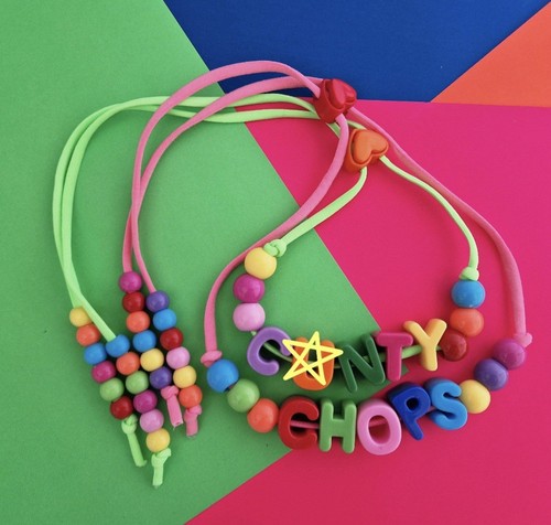 Nty chops necklace bold - c*nty,