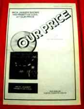 Mick Jagger Primitive Cool Vintage ORIG 1987 Press/Magazine ADVERT Poster-Size