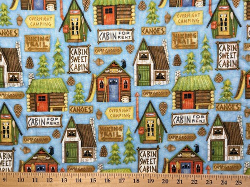 Cabin valance log - -,
