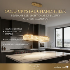 Gold Crystal Chandelier