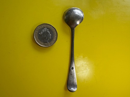 Silver plate ladle shape small - plate,