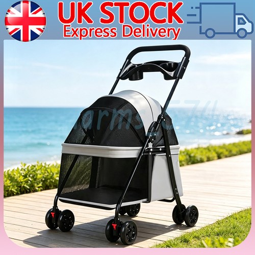 Wheel portable pet stroller - 4-wheel,