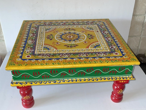 Chowki bajot hand - hand, painted