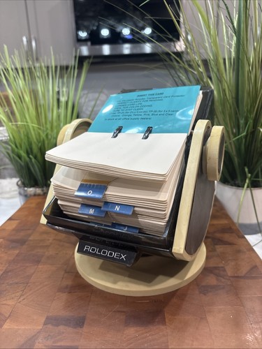 Vintage rolodex office - rolodex,