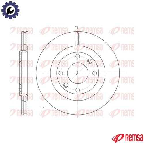 Brake disc 6240 for - brake,