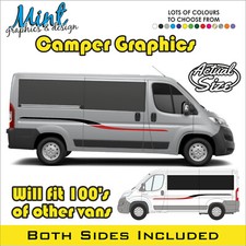 L2 CITROEN RELAY MOTORHOME CAMPER VAN STRIPES GRAPHICS DECALS ANY COLOUR 044