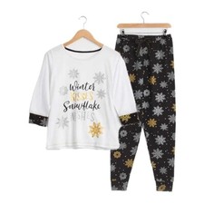 Snowflake PJs pyjamas Glitter