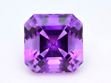 Dark amethyst asscher cut - amethyst,