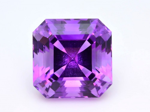 Dark amethyst asscher cut - dark,