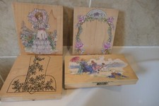 4 DIFFERENT USA STAMPS HAPPEN