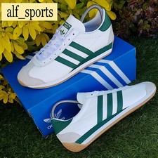 ❤ BNWB & Authentic adidas originals ® Country OG White Green Trainers UK Size 7