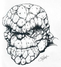 The Thing Original Art by