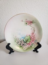 T&V Limoges France Handpainted  Bread Plate 8.5" 