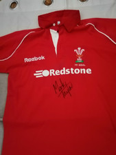 WALES MATCH WORN RUGBY SHIRT