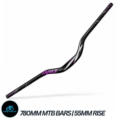 High rise handlebar - rise, 780mm
