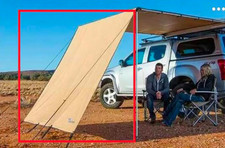 2.5m Awning Side Wall Addons for APEX4WD Expedition Pull-Out Vehicle Extension