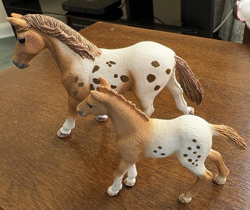 Schleich appaloosa mare foal - appaloosa, &