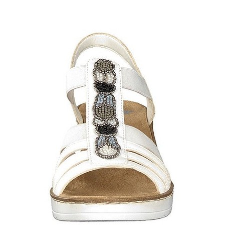 Rieker ladies white - white, wedge