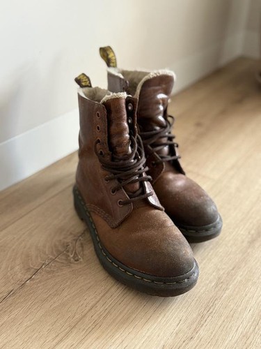 Women martens boots brown - martens,