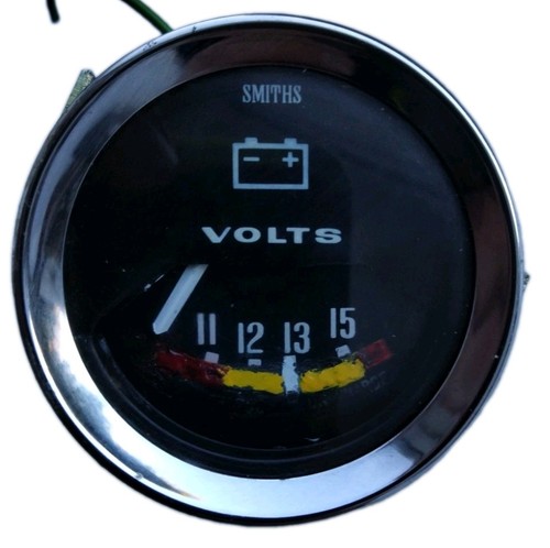 Smiths volts gauge vintage - smiths, 2"