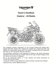 Triumph Explorer -  All Models