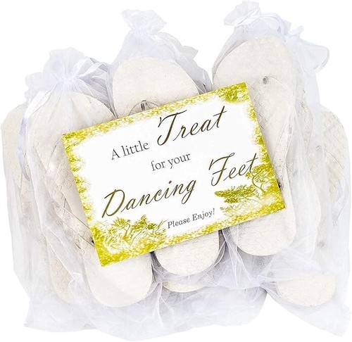 Wedding party flip flops in - wedding/party,