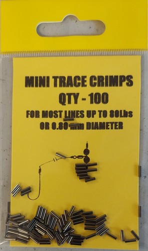 100 mini trace crimps - trace, 5mm