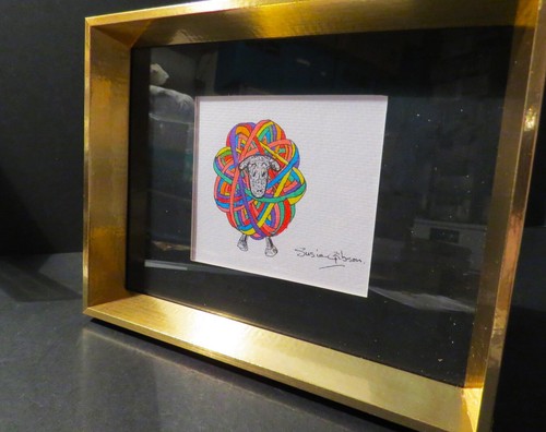 Framed original watercolour - framed,
