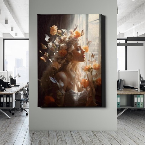 Canvas picture woman - picture,