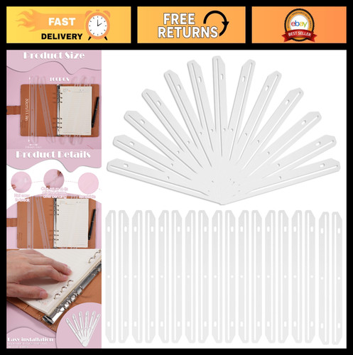100 pcs hole punched - punched, plastic