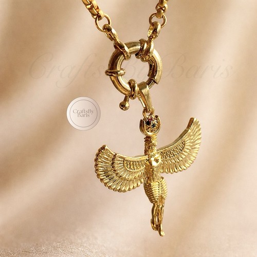 Goddess isis necklace - isis, egyptian