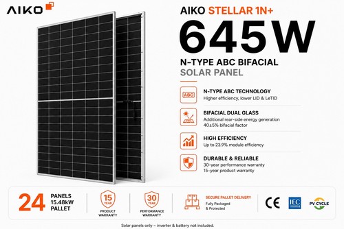 Aiko 48kw solar panel - 15.48kw,