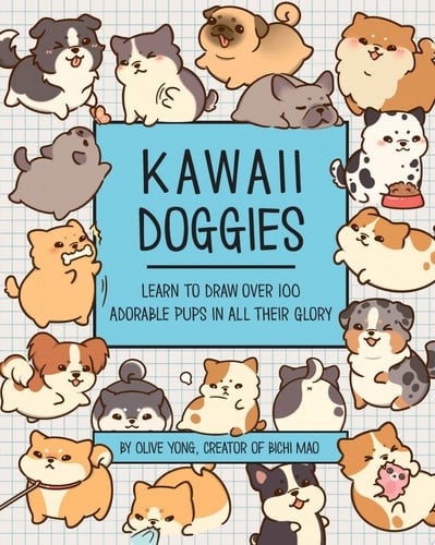 Kawaii doggies learn draw - to,