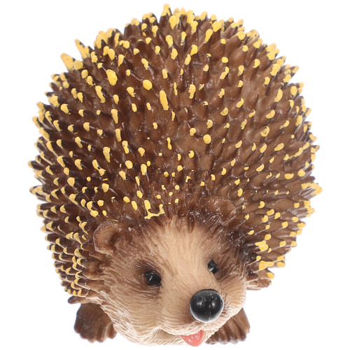 Plastic miniature hedgehog - plastic,