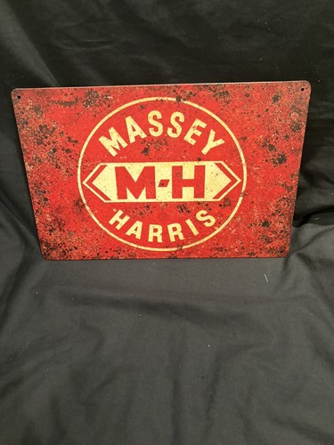 Massey harris steel sign - steel, 12