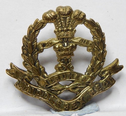 Ww1 middlesex regiment cap - ww1,