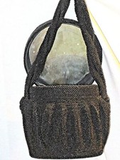 Unusual 1920's-30's JET BLACK