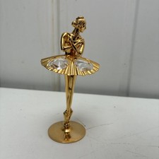 Gold Plated Ballerina Figurine