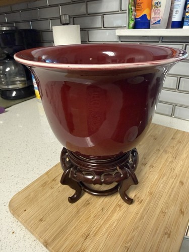 Antique chinese oxblood glazed - antique,