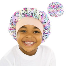 Cartoon Baby Kids Print Satin