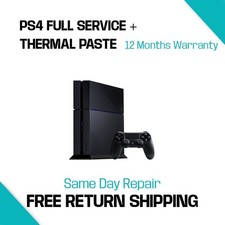 Playstation 4 PS4 Full Clean & Service Including Thermal Paste Repair Service