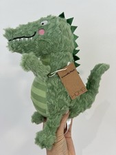 Sainsburys Home Soft Crocodile Plush Toy Teddy Green 10” tall cuddly dragon