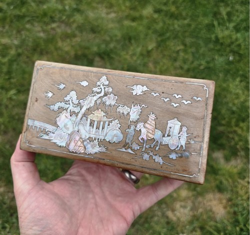 Chinese antique wooden - chinese, box