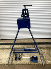 Used - Record pipe bender with vice and 15 + 22mm formers, solid construction. 