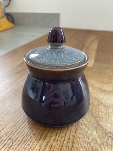 Denby storm sugar bowl plum - sugar,