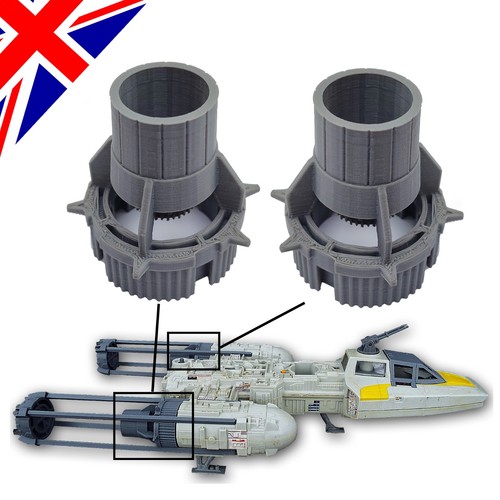 Wing engine thrusters - thrusters, 3d