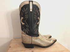 Men's vintage black Snakeskin