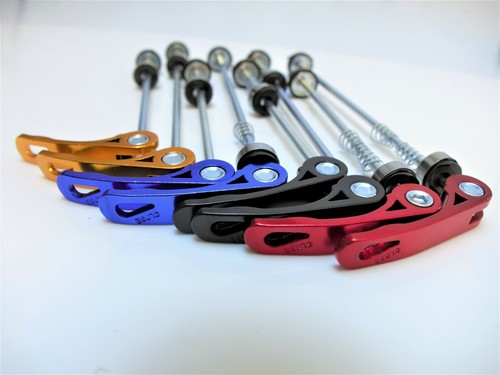 Pair bike wheel - bike, skewers